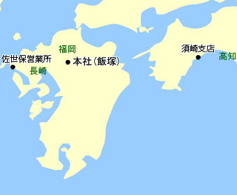 九州・四国地区マップ